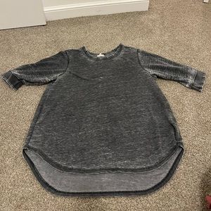 Gray long sleeve